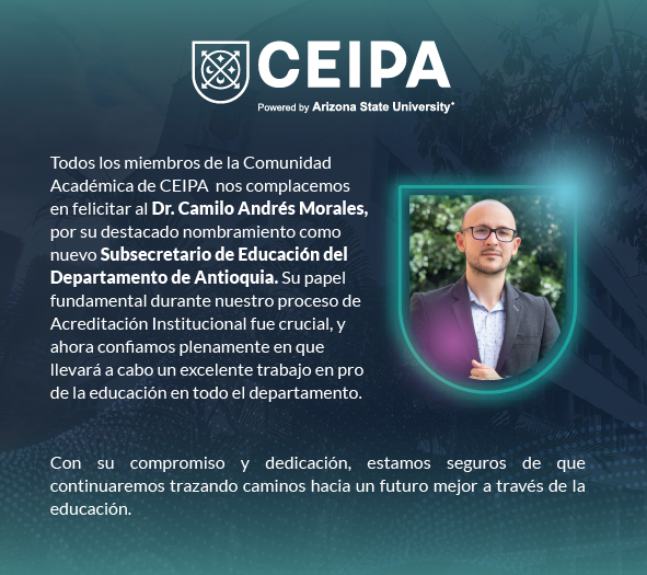 🙌 ¡Felicidades, <a href="/CamiloAMorales/">Camilo Andrés Morales</a>! Que este nuevo capítulo esté lleno de éxitos y logros significativos para el bienestar educativo de Antioquia.