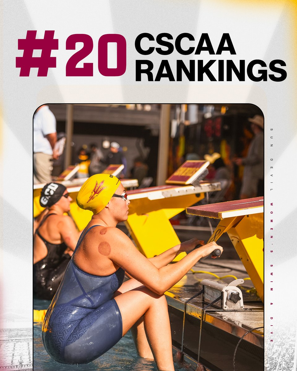 Opening 2024 with a No. 1️⃣ ranking in the men's CSCAA top-25 poll and No. 2️⃣0️⃣ in the women's CSCAA top-25 poll! 😈

#ForksUp /// #O2V