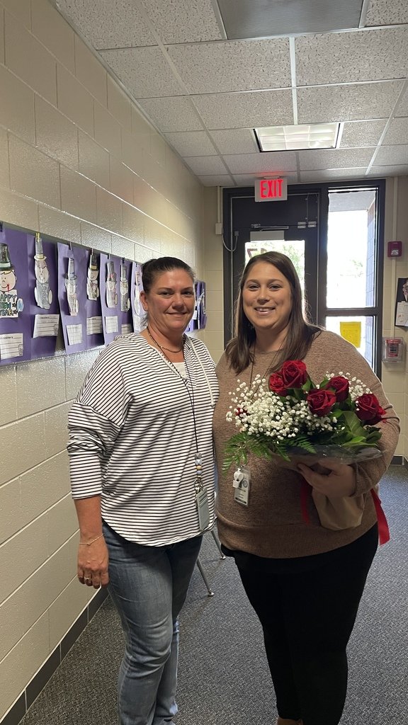 Congratulations to Mrs. Lauren Jaeger- - Hidden Hollow's Teacher of the Year 2023-24