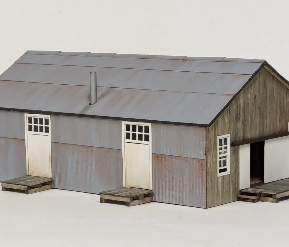 IronworksModels's tweet photo. https://t.co/xbjxMCnQsb has chosen Ironworks Models for their Corrugated Roofing in their latest kit - The Montezuma Fruit Co. Warehouse.

#ModelRailroad #Corrugated #Modeling #FineModeling #craftsmankits #hoscaletrains #OScale #SScale #mccarvillestudios #ironworksmodels https://t.co/Kow1PHa62y