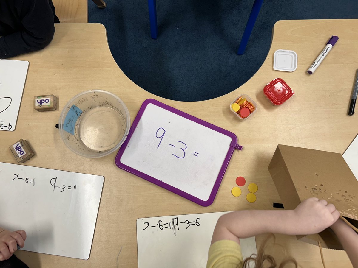 MrsC010717's tweet photo. Place value with ten frames, counting using temporal patterns, Splat!, and a pesky bag that kept throwing out counters for subtraction with screens were all in a day’s work for some pupils at @ThornliebankPS https://t.co/SFHDjzvZ7N