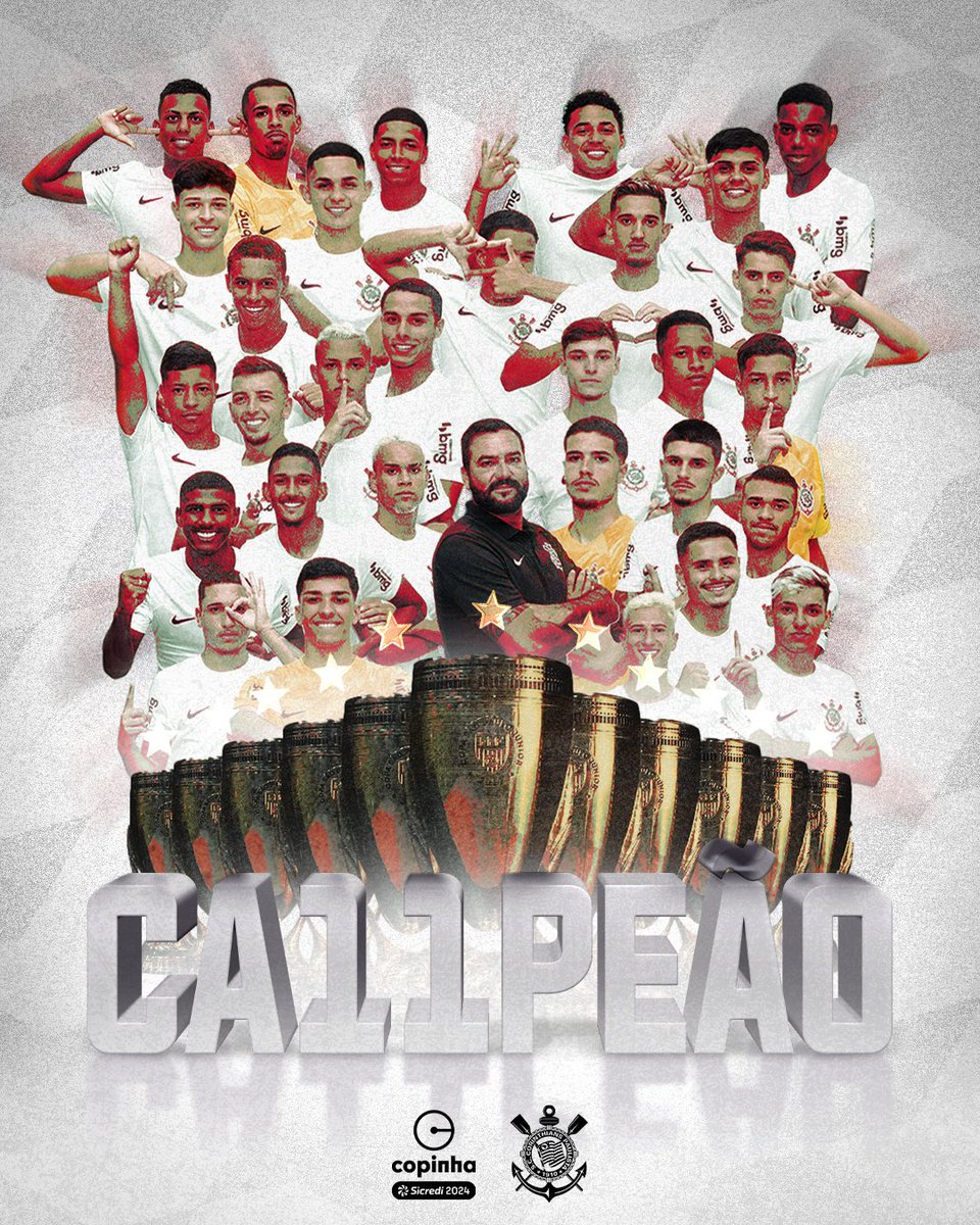 1️⃣1️⃣ VEZES CAMPEÃO DA COPINHA!!!!!! 🏆🏆🏆🏆🏆🏆🏆🏆🏆🏆🏆

#Ca11peão
#ReiDaCopinha
#FilhosDoTerrão
#CorinthiansNaBase
#VaiCorinthians