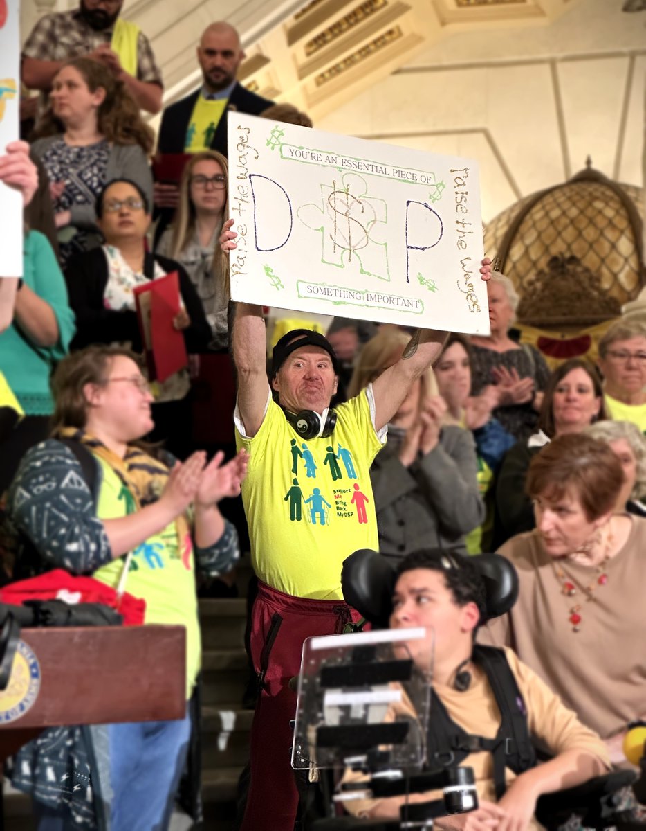 DSPs are an essential piece of something important - the ID/A service system. But DSP wages don't reflect the significance of their responsibilities &amp; their profound impact on those they support. Send a letter to <a href="/GovernorShapiro/">Governor Josh Shapiro</a> to advocate for DSP wages-
par.net/action-center