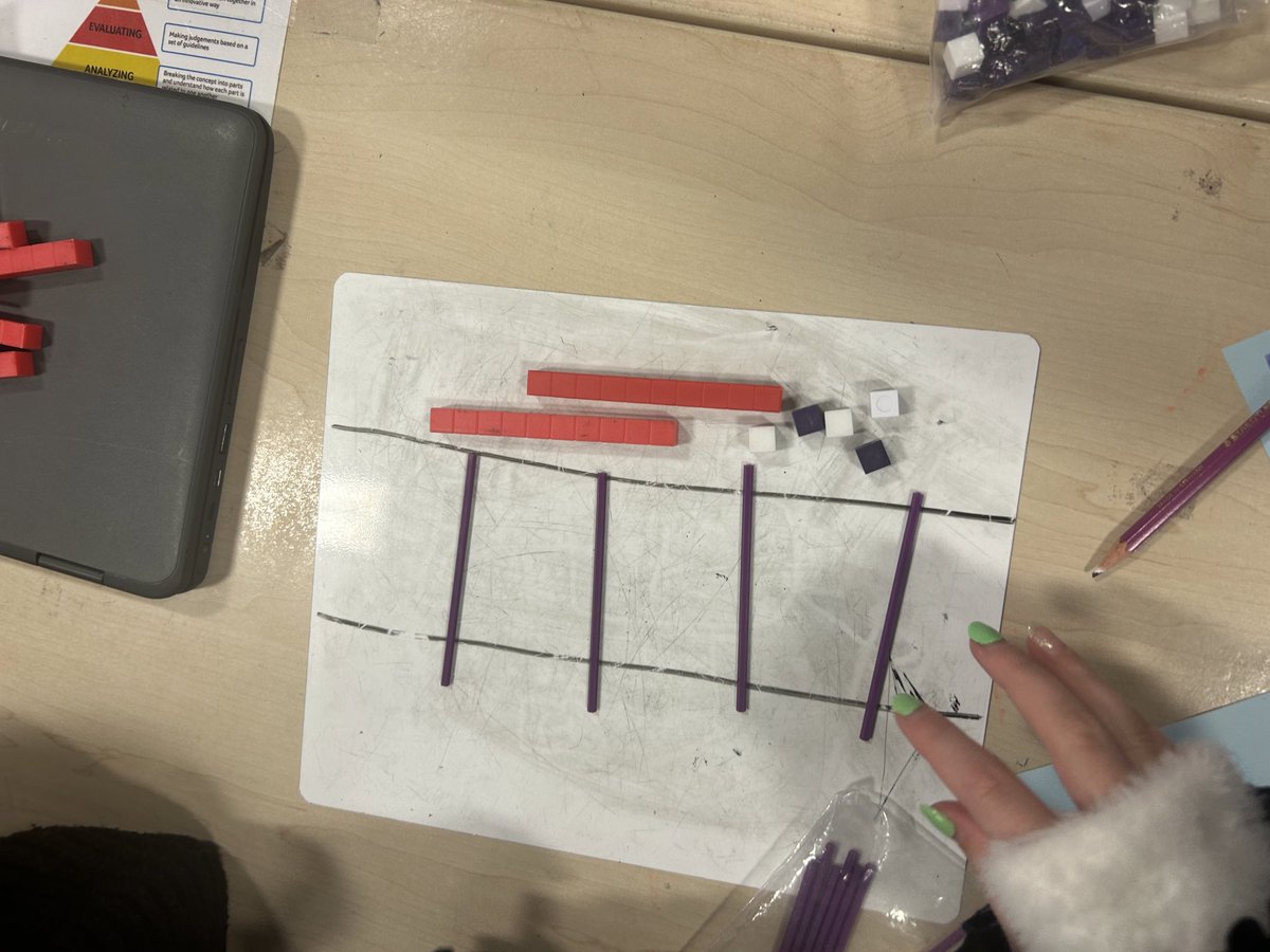 MrsC010717's tweet photo. Bar modelling with numberless word problems and an @openmiddle task that a learner had a creative solution for, enabling us to explore negative number addition with @CarlibarPS. Fab work 🙌🏼 https://t.co/vMpvHECnXq