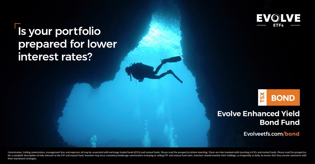 EvolveETFs's tweet image. Looking to position your portfolio in a lower interest rate environment? It’s BOND ETFs’ time to shine. Learn more here: evolveetfs.com/product/bond/ #BONDetfs #InvestingTrends