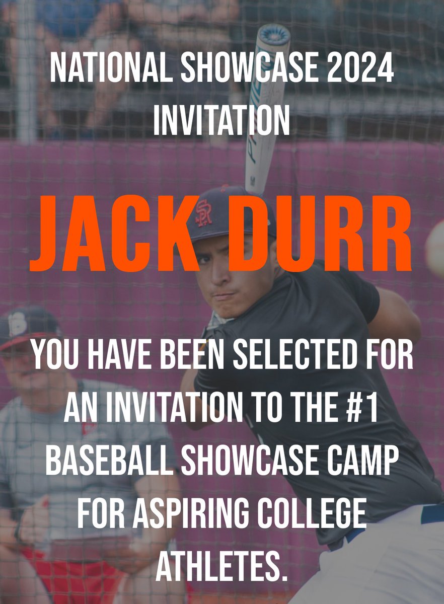 Jack Durr (@jackdurr15) on Twitter photo Thankful to have been invited to the <a href="/EXACTSports/">EXACT Sports</a> National Showcase for baseball. I hope I’ll be able to attend and I can’t wait for our first game. Can’t come soon enough! Thankful to have been invited to the <a href="/EXACTSports/">EXACT Sports</a> National Showcase for baseball. I hope I’ll be able to attend and I can’t wait for our first game. Can’t come soon enough!