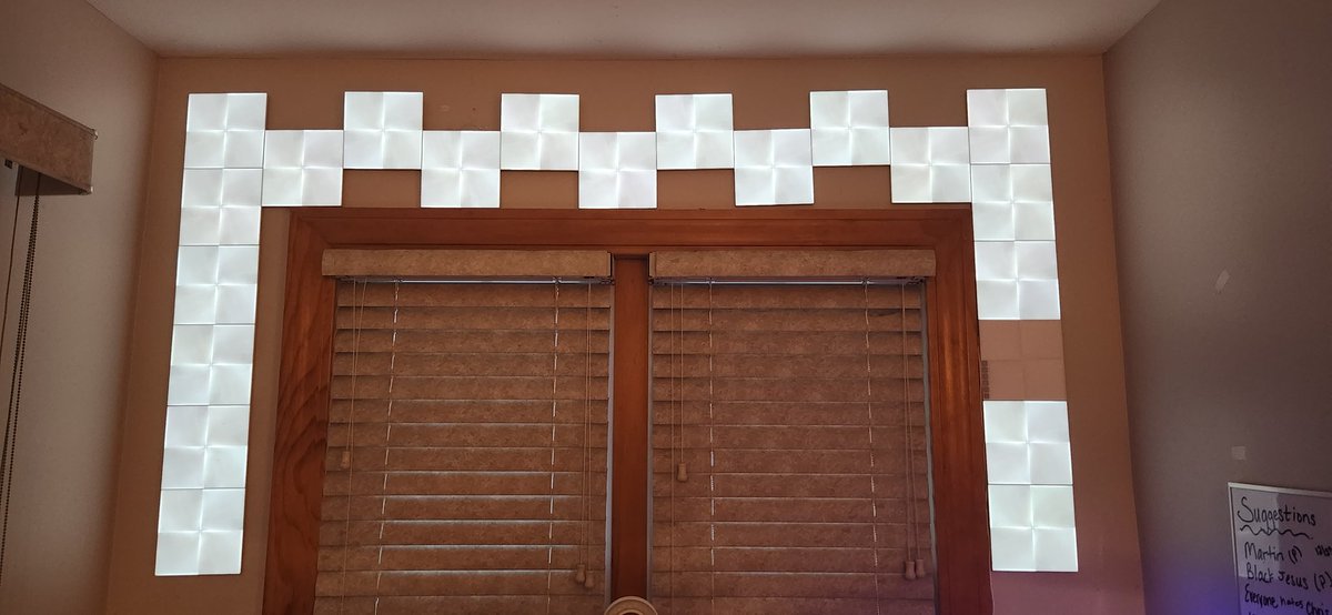 OreoTesla's tweet photo. @GzusJankins @nanoleaf @InvolveZero @DankestDad710 @Demmzzii1 Meh, they're cool, but way overpriced and ZERO help if something craps out after THEIR latest firmware update 🤷☹️ https://t.co/FdOluDOiq1