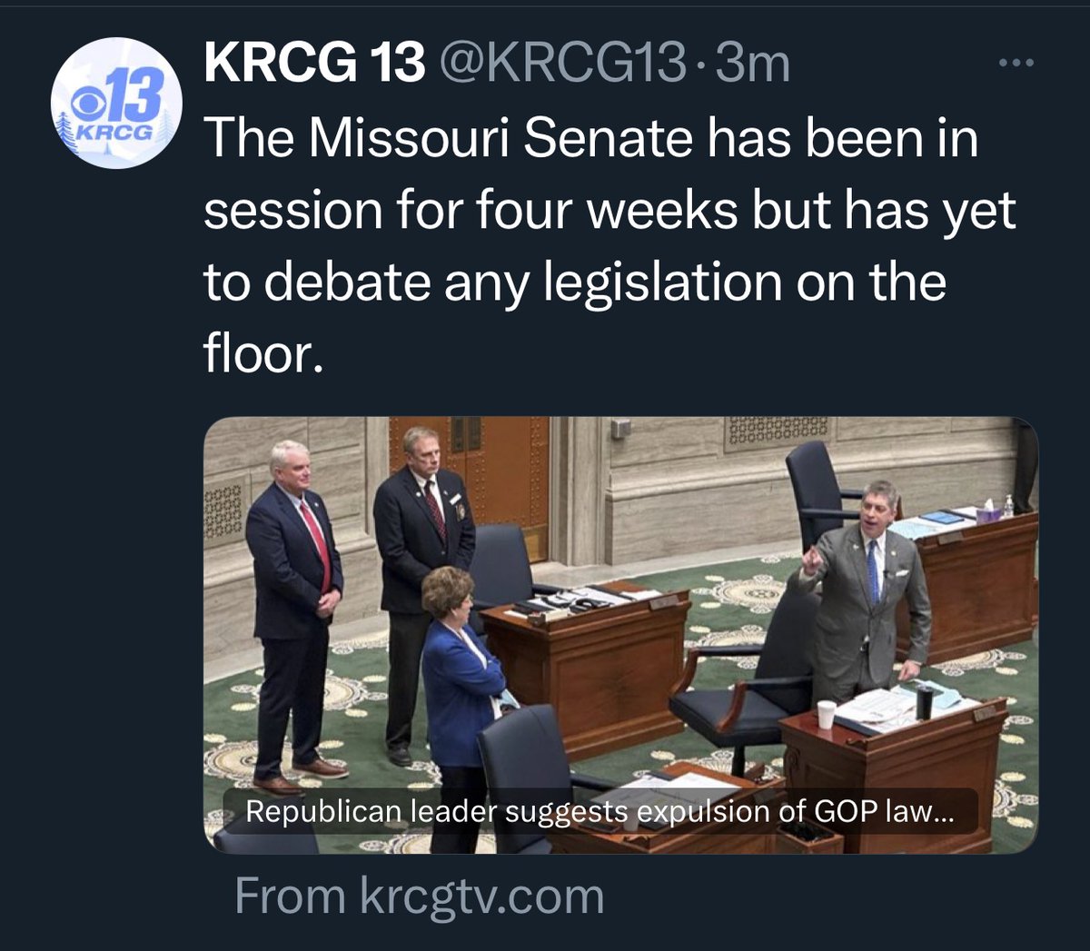 MoSenDems's tweet photo. Senate Democrats have filed legislation to lower healthcare costs, make childcare more affordable, raise teacher pay, and provide police officers with the Red Flag laws they’ve asked for to stop gun violence. 

The Senate GOP has been unable (or unwilling) to do any of it. #moleg https://t.co/AksMBy9tqN