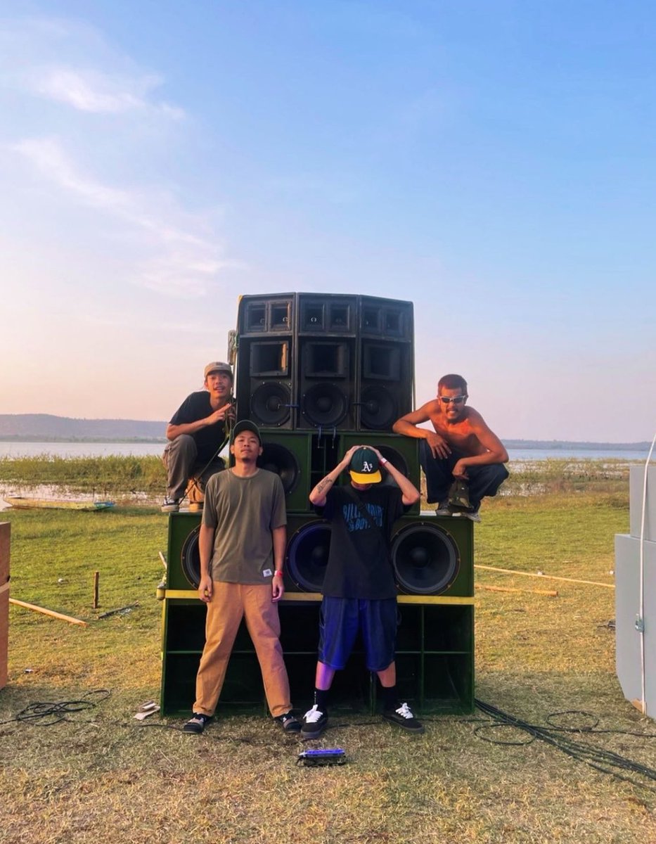 Soundsystem culture is growing in Thailand - here is @SrirajahSoundSystem at #Subcamp #soundsystem #dub #reggaeasia