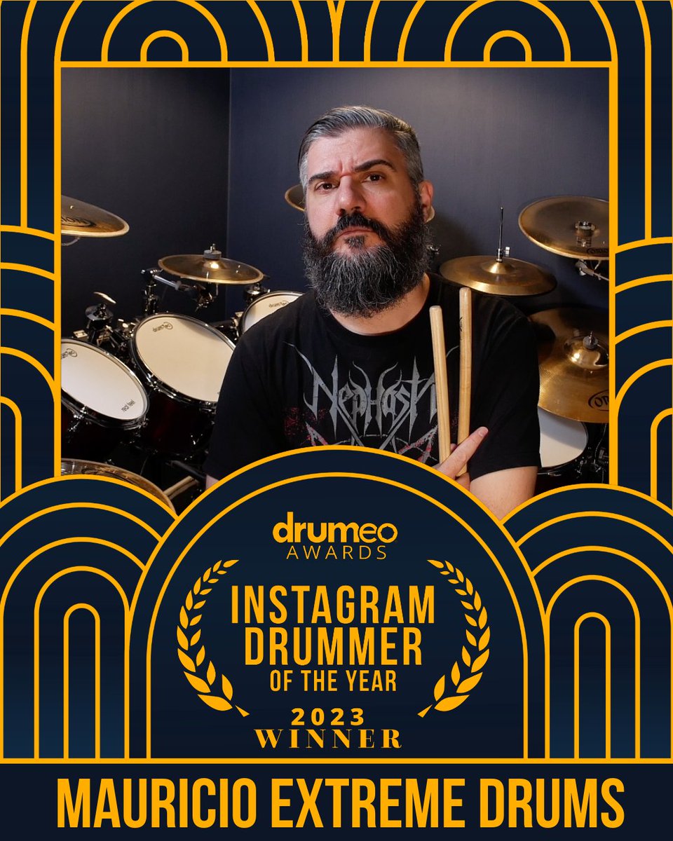 And the winner for Instagram Drummer Of The Year is…🏆⚡️

Congratulations, Mauricio Weimar! 🥁✨

#DrumeoAwards #InstagramDrummer #TeamDrumeo