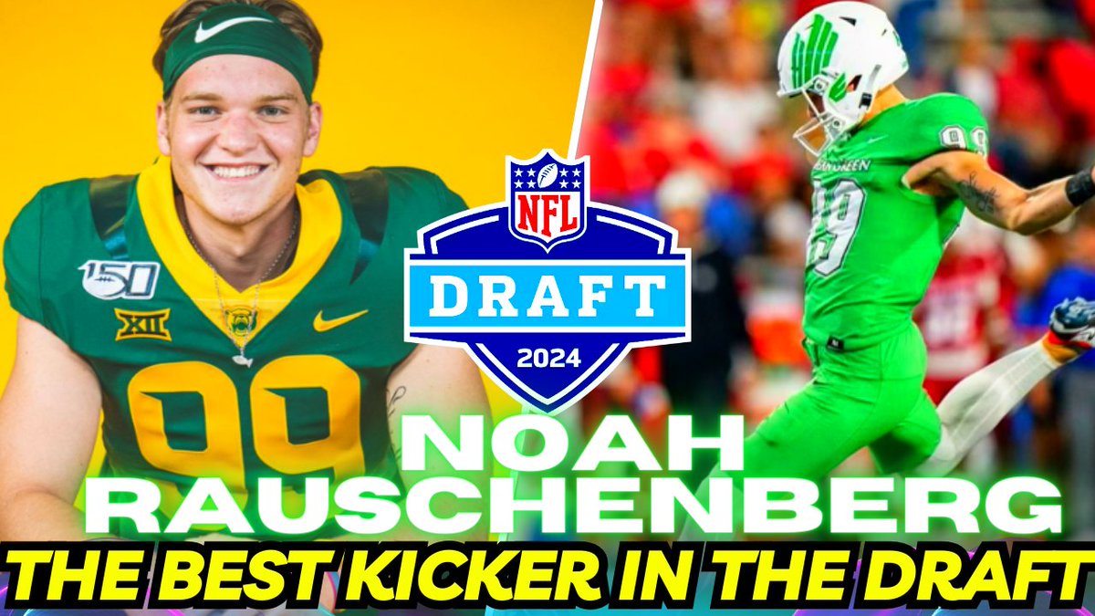 Big leg, Big Accuracy, Big results. Many reason to get excited for 2024 NFL Draft prospect Noah Rauschenberg. Watch full episode below! LINK: youtube.com/watch?v=eG7I8e… #cfb #meangreen #Baylor #NFLDraft @Noah_Rausch99 @Baylor @BUFootball @UNTsocial @UNTFootball #Big12