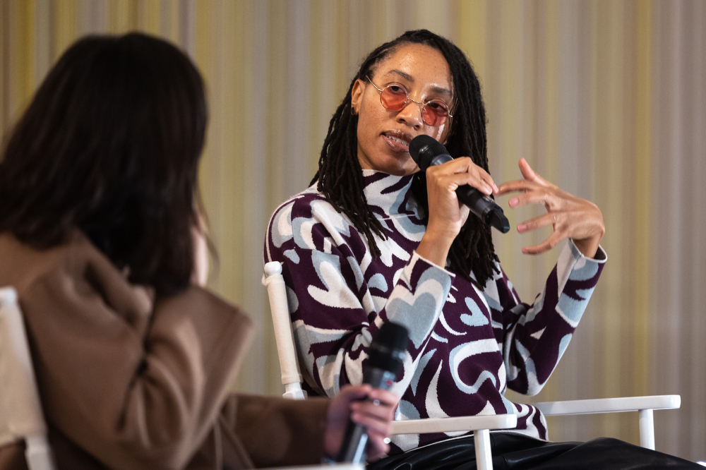 PENamerica's tweet photo. Thank you to everyone who came out for the fantastic conversation between Steph Cha (@StephyCha) and Venita Blackburn (@VenitaBlackburn) on the release of Venita’s debut novel, DEAD IN LONG BEACH, CA.
#PENOutLoud #SecondHomeHollywood @SECONDHOME_IO https://t.co/0nz85tzHfG