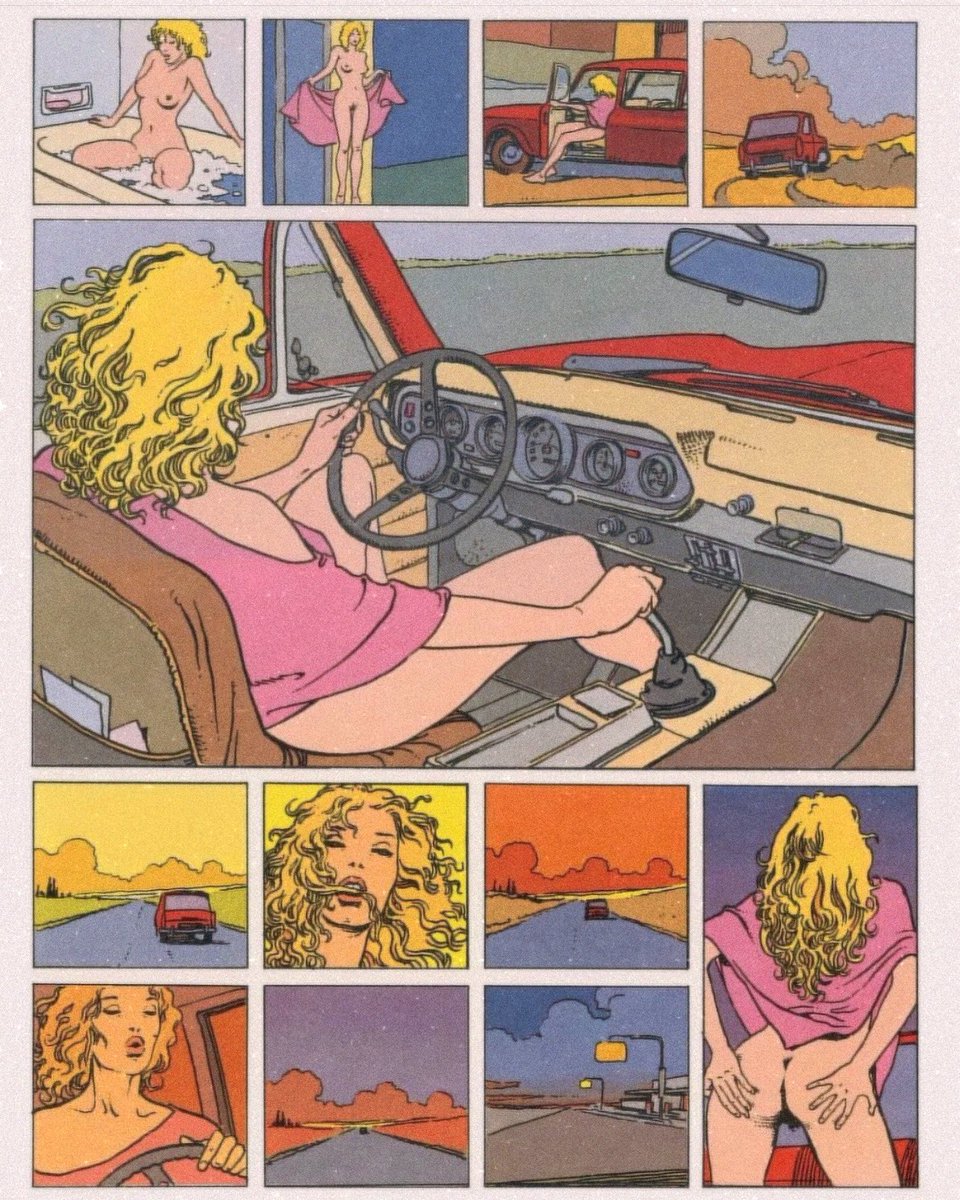 Endless drive by Milo Manara ☀️