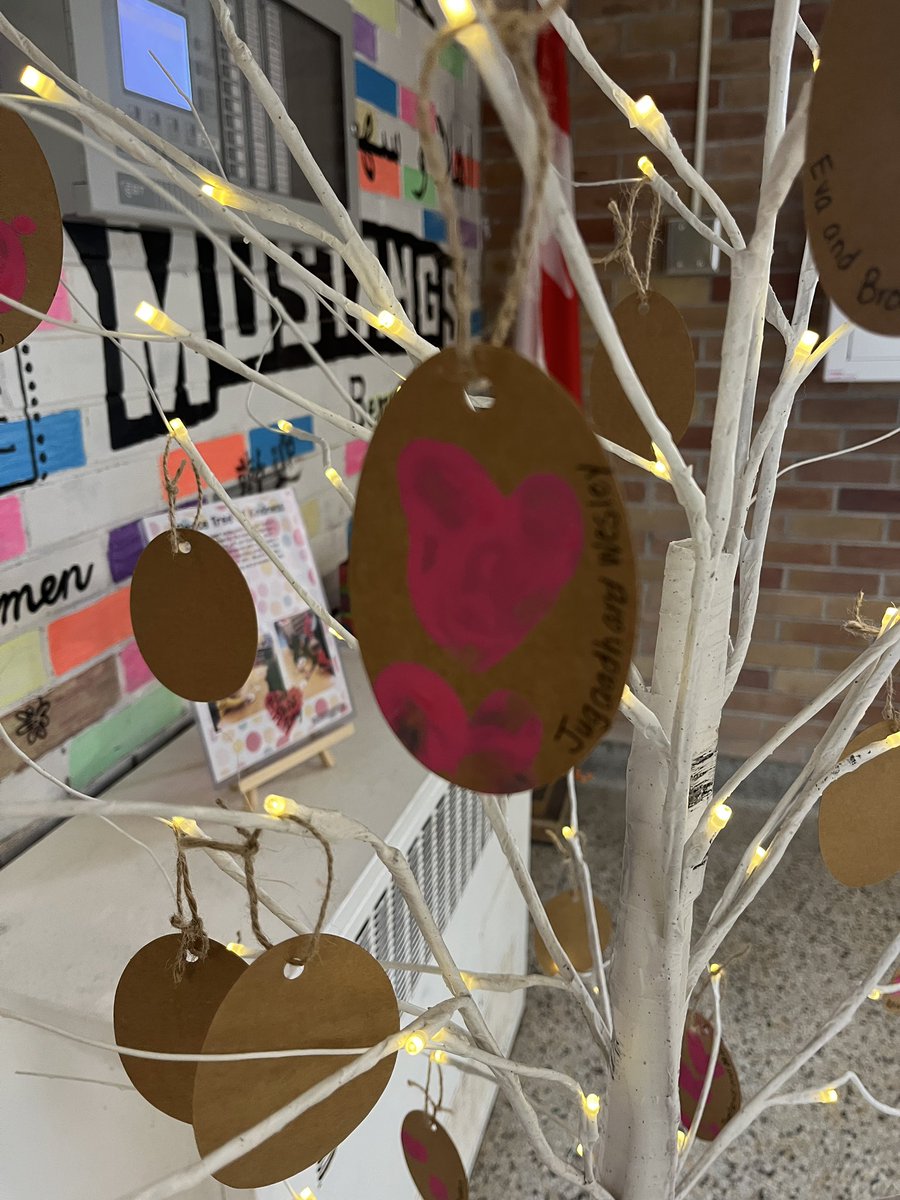 Our Peace Tree of Kindness was created today with our buddies from <a href="/SabrinaTyrer/">Sabrina Tyrer</a> class for the month of February and in support of Pink Shirt Day Feb 28th. Pink thumbprints made our hearts. <a href="/mountsfieldps/">Mountsfield Public School</a> <a href="/TVDSB/">Thames Valley DSB</a> <a href="/pinkshirtday/">Pink Shirt Day</a> <a href="/PeaceTreeDay/">Peace Tree Day</a>