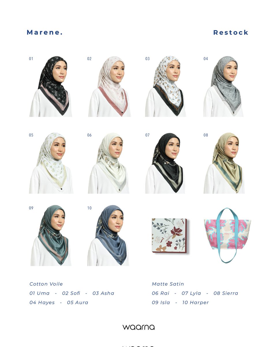 WaarnaOfficial's tweet photo. Your fave prints from Marene Collection have officially been restocked! + FREE new bag + Waarna custom box 🥰
Shop now 👇
https://t.co/TeOLGs5I0h https://t.co/x4f6VOzKNg