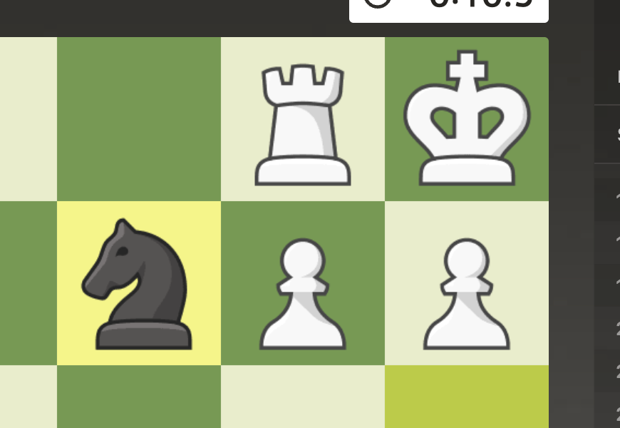 First smothered mate in a real game. And bullet.