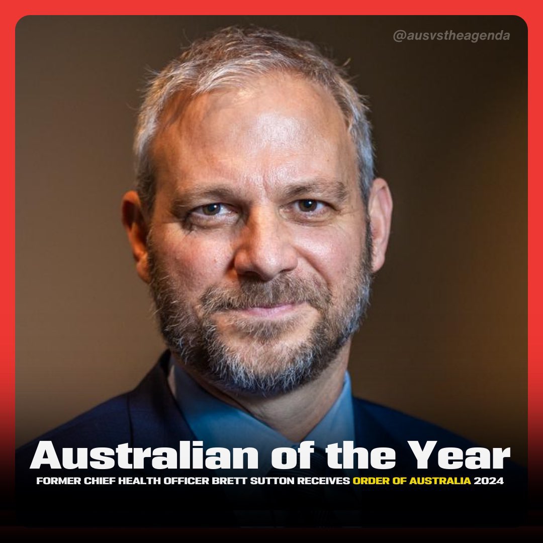 If we’re going to make human rights abusers like Brett Sutton #AustralianOfTheYear , might as well hand them out to @DanielAndrewsMP @MarkMcGowanMP @a_palaszczuk and every other #covid State Premier.

Fuck it, give one to #ScoMo, too.