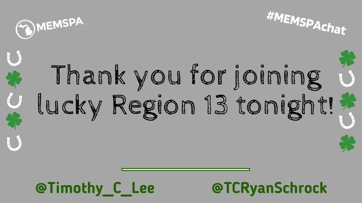 Thank you for joining #MEMSPAchat tonight!