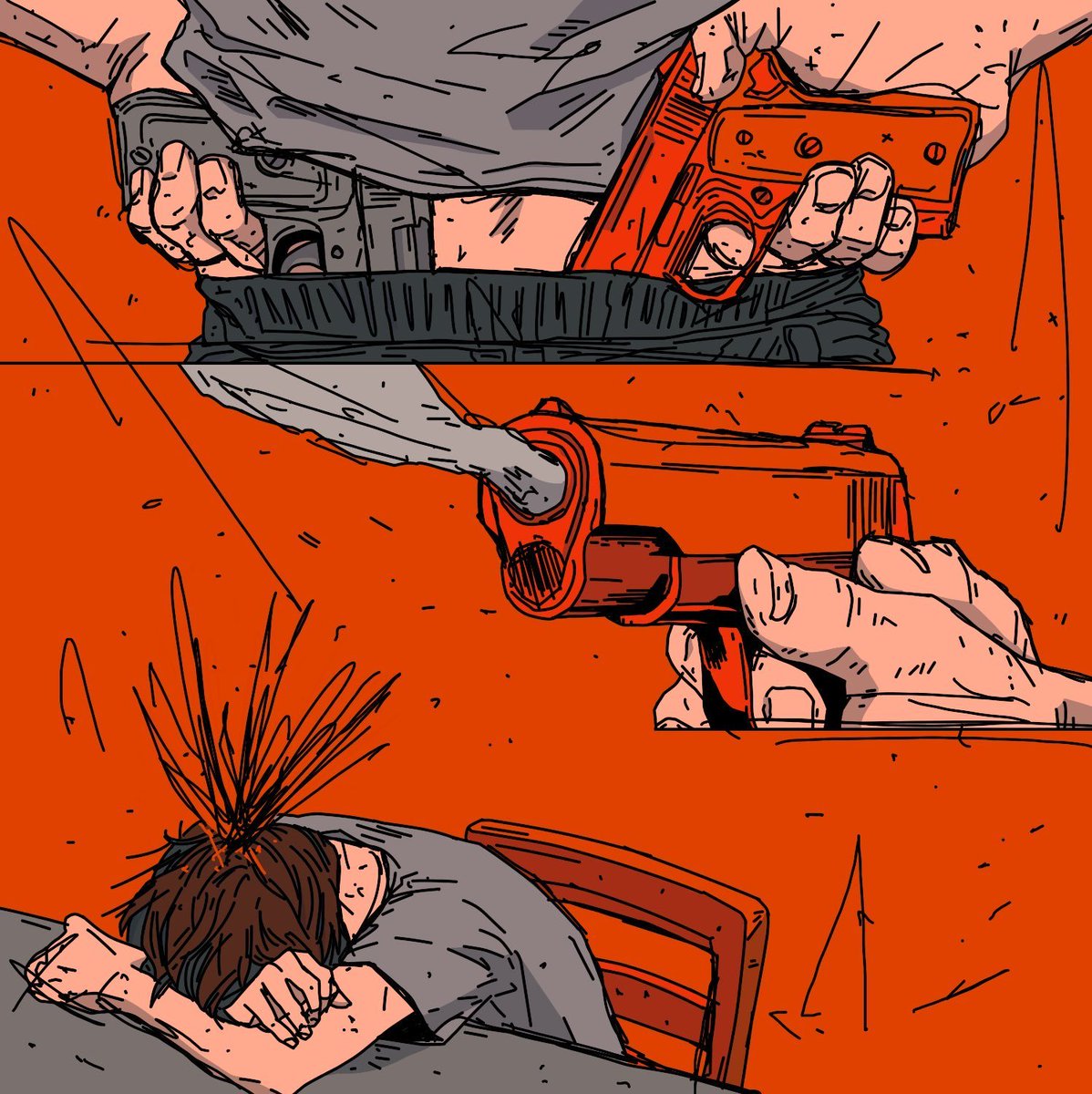 bjorntheartist's tweet photo. orange. https://t.co/c3ISltkl03