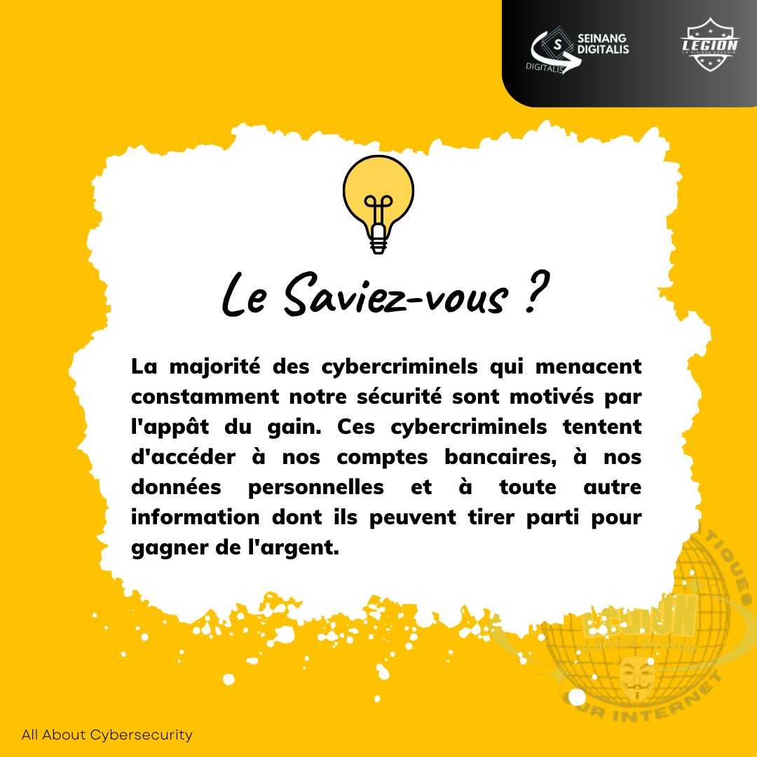 La sécurisation de vos données personnelles doit être aussi primordiale que se nourrir pour vivre.
<a href="/antic_cameroun/">ANTIC</a> <a href="/cyberzoneAfrica/">CyberZone</a> <a href="/ARTCameroun1/">ART Cameroun</a> <a href="/famille_20/">Famille 2.0</a>