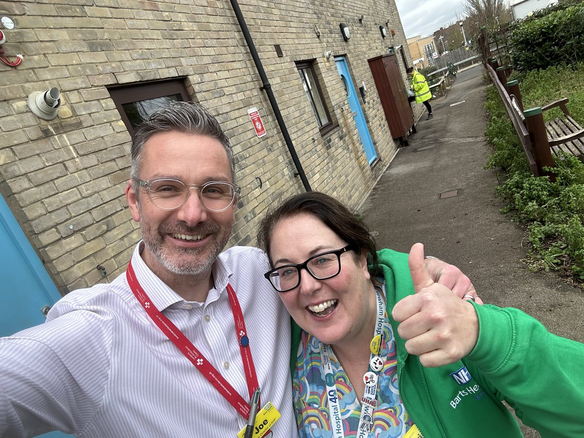 Thank you @NewhamHospital such a great day with the @NUH_InptPTOT @NUH_Therapies & @NUHDietitians, Ellie showed me around the new modular build- an amazing space for staff and patients. Good catch up with @S_AshtonNHS & even got to see @CatrionaRowland and talk #wellbeing