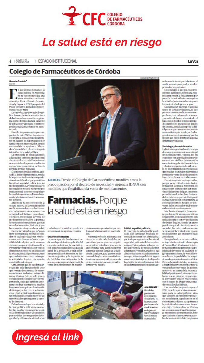 GermanDaniele1's tweet image. La salud está en riesgo

lavoz.com.ar/espacio-instit…