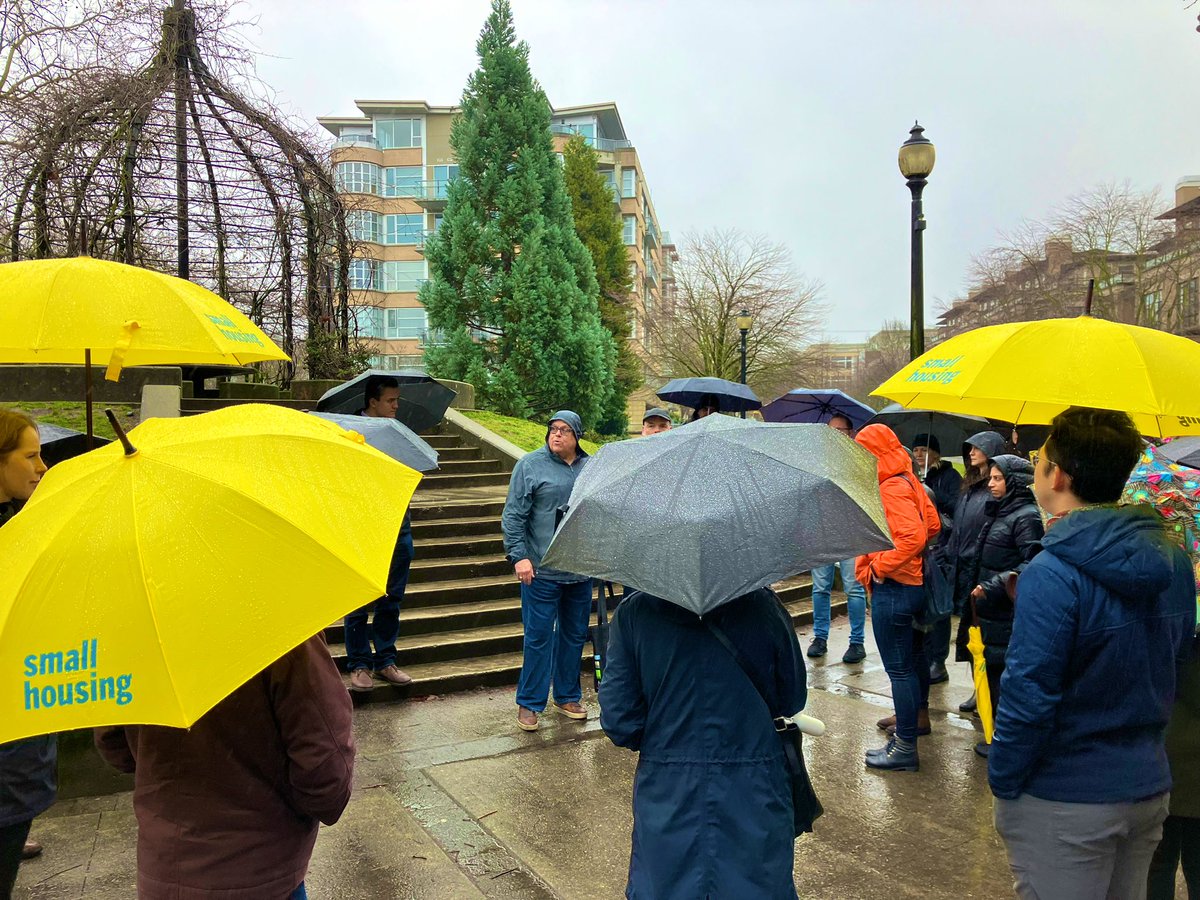 DavidSisk93's tweet photo. Great morning hosting a @SmallHousing walking tour of hidden gentle density gems in Kitsilano, with over 40 municipalities from across British Columbia (&amp; some visitors from the States!) joining us 🏠 #GenDenSummit https://t.co/pptpsZs9xD