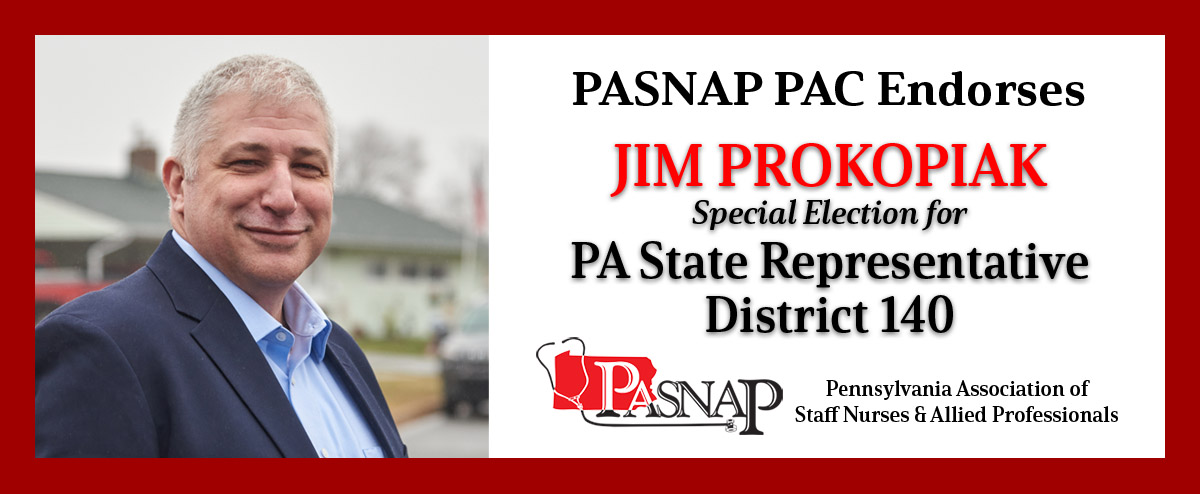 jimfor140's tweet photo. I am proud to be endorsed by @PennaNurses. As state representative, I will stand side by side with the 10,000 nurses and allied professionals that live in HD140 to achieve safe staffing standards and reduce workplace violence. Frontline healthcare workers - I got your back! https://t.co/JDNXL7bHZK