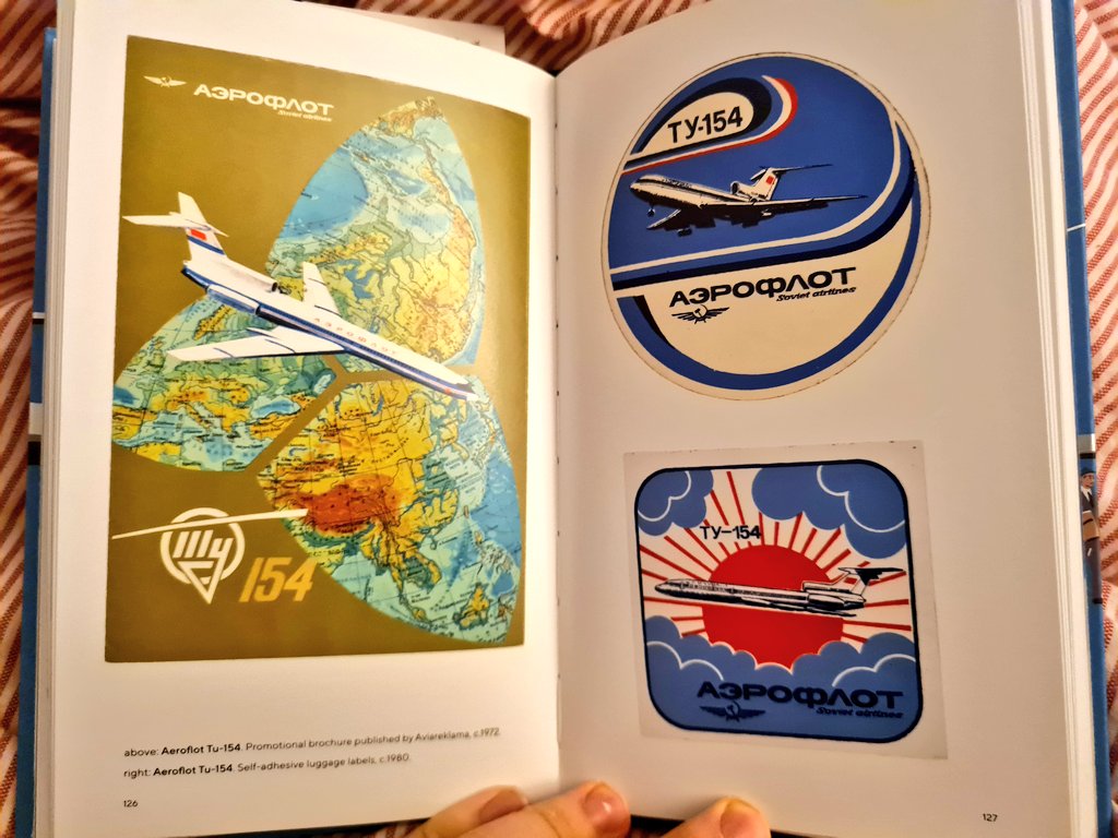Highly recommend the book Aeroflot by Bruno Vandermueren (@FuelPublishing). Wonderful and fascinating history of the airline with some beautiful graphics and artefacts pictured.