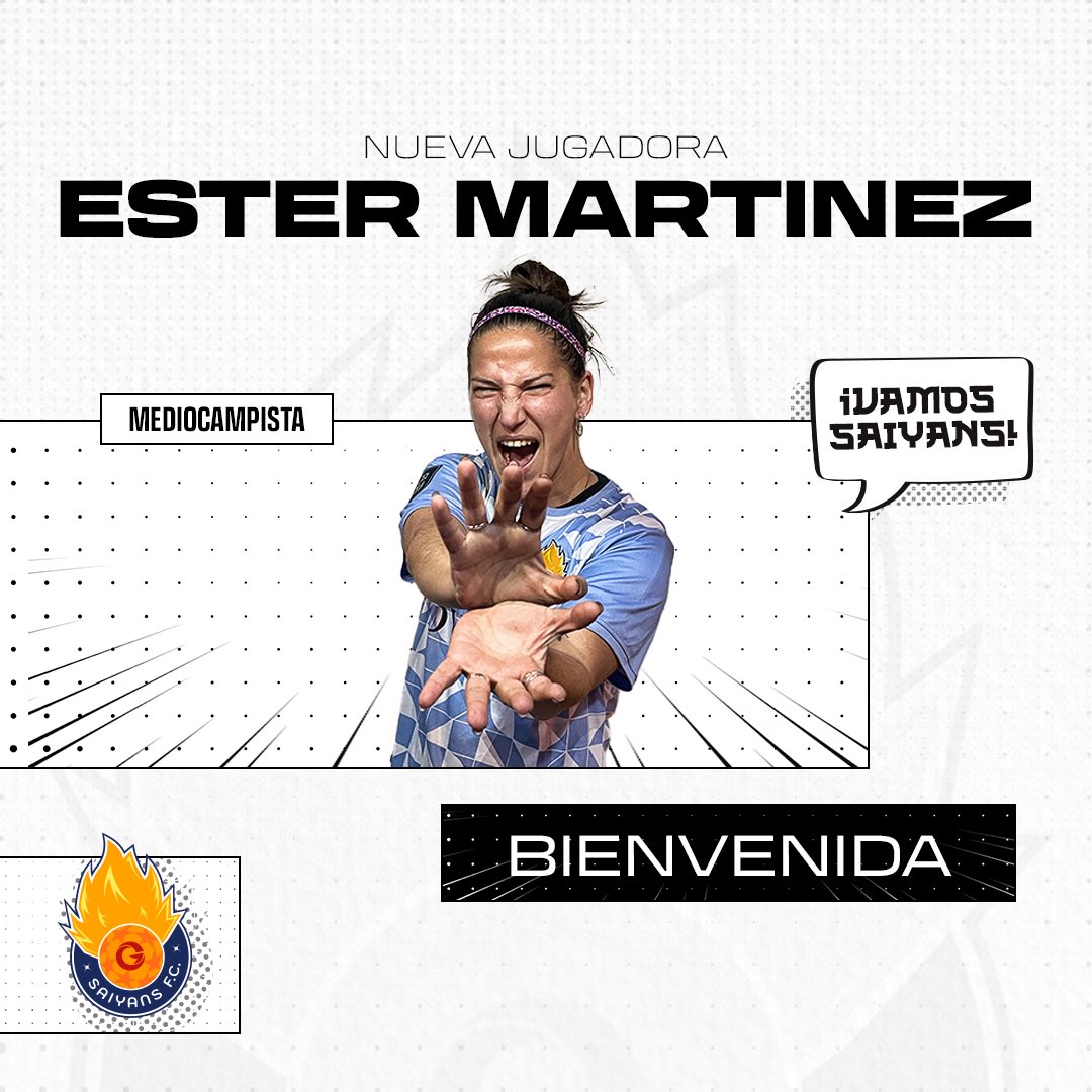 QLCentral's tweet photo. 🚀 NUEVA INCORPORACIÓN 

🧡Saiyans anuncia a la que sustituirá a Nuri García tras su baja de la Queens League y esa es la mediocampista:
@Cosy_11 
- Ester Martínez proveniente del 2 Drafft es Saiyan💙

- Le deseamos lo mejor y que disfrute la Queens League, mucho éxito🫡🧡💙 https://t.co/LGByZr5pUJ