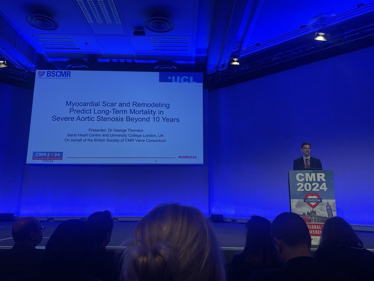 Phenomenal presentation by @GD_Thornton in the late breaking research session today #CMR2024 @ThomasTreibel @SCMRorg