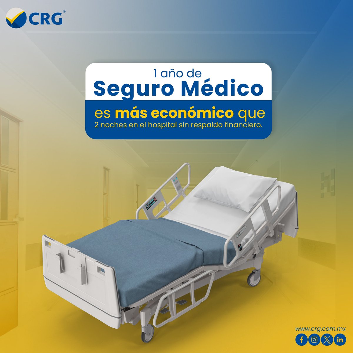 crgsegurosmx's tweet photo. ¡Asegura tu bienestar con un #segurodegmm👩🏻‍⚕️ ! 🌟 Disfruta de atención médica sin espera y protege tu economía de gastos elevados. ¿Ya cuentas con el tuyo? 🛡️ ¡Actúa ahora! #cuidatusalud 

#crgsegurosyfianzas #segurosdesalud #segurosmédicos #ISO:9001 #protege https://t.co/fVuLjiVEbO