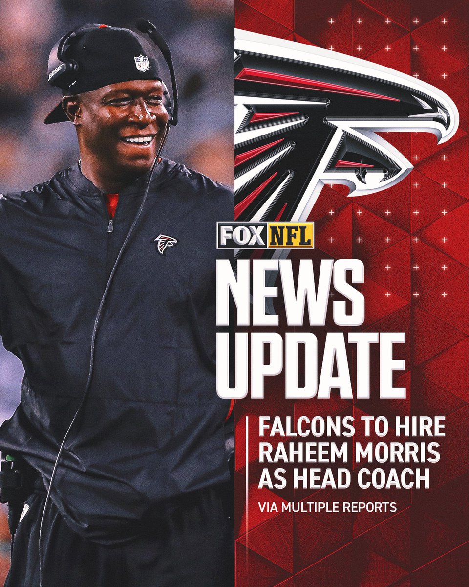 We have our new head coach. Welcome bike Raheem. LFG! Now let’s figure out these coordinators and our QB. #dirtybirds 4 Life! 

❤️🖤