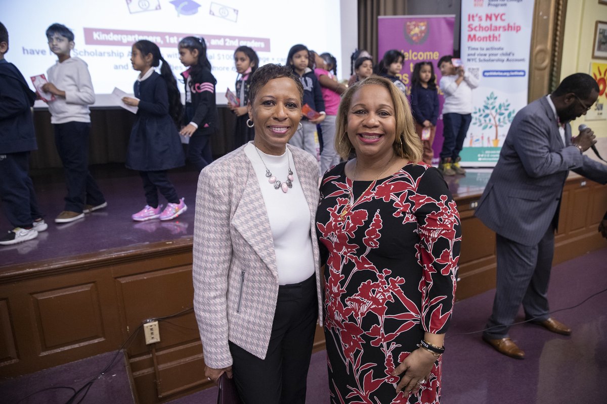 NYCSpeakerAdams's tweet image. .@NYCKidsRISE’s #SaveForCollege Program creates opportunities for communities to invest in our children’s futures.

Honored to join the @Ps123Q community and @BronxFoundation to celebrate the impact of this great initiative to create scholarship accounts for students!
