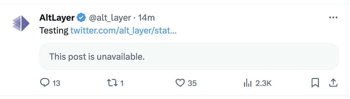 A quick update: Looks like when we QT a past tweet, it shows up properly in the mobile app (left), but say this "this post is unavailable" in the browser version (right).

Still investigating and trying to reach out to Twitter support. Rest assured that no past tweet has been