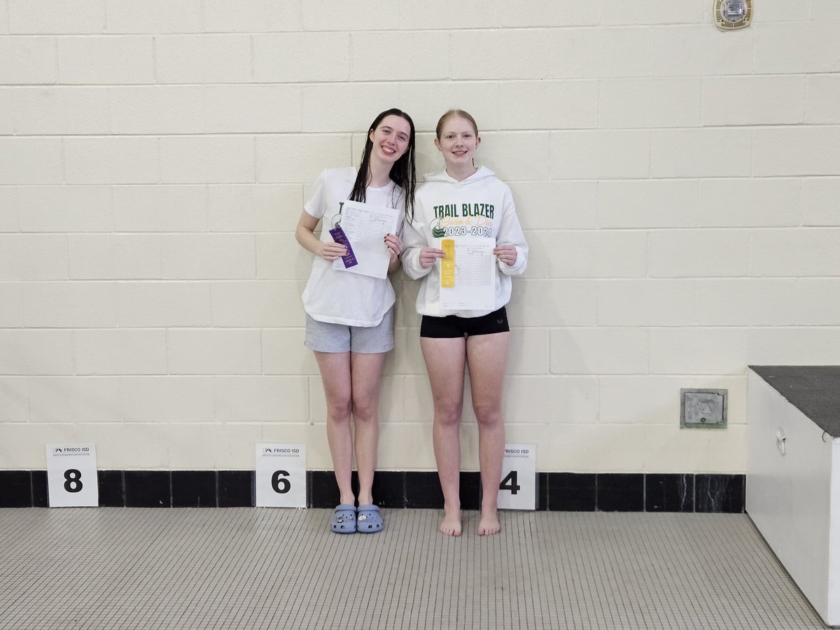 Congrats to Claire and Kasey for finishing top 6 in district today!

See you at region in 2 weeks!