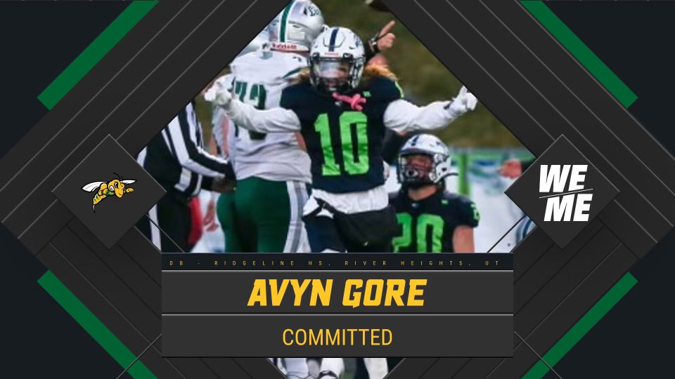 AvynGore's tweet photo. Super Stoked! to announce my commitment to Black Hills State!! Want to thank all those who have helped me get to this point @BreskeJosh @CoachJB_Brown @BHSUFB @JPitch26 @travisc4 https://t.co/XX5RibmZRZ