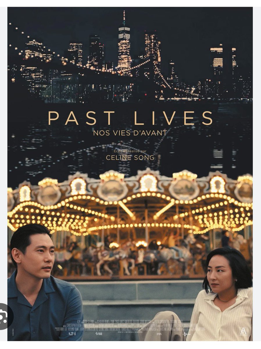 #PastLives #Cinema Entre Séoul &amp; NYC, Sensibilité, déracinement, liens d’enfance, … assez joli film, l’actrice principale joue vraiment très bien. #culture