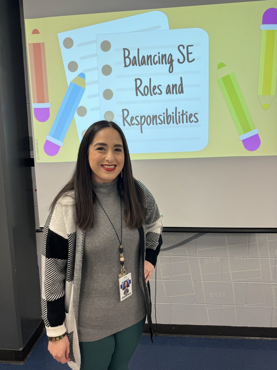 MrsDoraCastillo's tweet image. Today I was able to present a portion of Applied Math Training! My portion was all about the roles special education teachers have and how to manage it all which is a HUGE passion of mine. Thank you for the opportunity @sdray08_MSMath 👩🏻‍🏫✏️✨