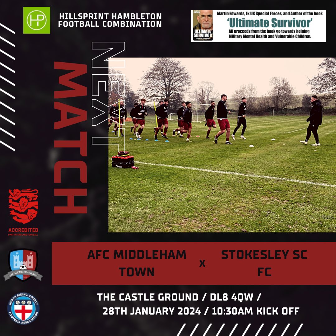 AFC Middleham Town π°π (@afc_middleham) on Twitter photo N E X T | M A T C H β½οΈπ
βοΈπ«Refreshments available in the pavillion as always.
#football #grassroots #yorkshire #nonleague #nonleaguefootball #follow #support #grassrootsfootball <a href="/NorthRidingFA/">North Riding FA</a> #groundhopper #groundhopping N E X T | M A T C H β½οΈπ
βοΈπ«Refreshments available in the pavillion as always.
#football #grassroots #yorkshire #nonleague #nonleaguefootball #follow #support #grassrootsfootball <a href="/NorthRidingFA/">North Riding FA</a> #groundhopper #groundhopping