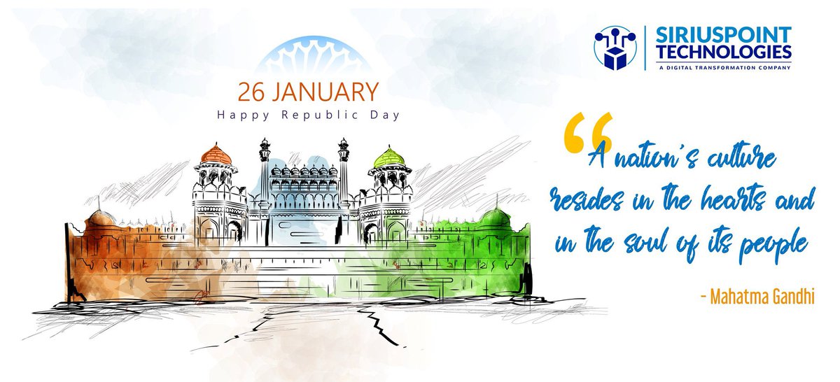 siriuspoint's tweet photo. From all of us at @siriuspoint we wish you all a very Happy Republic Day.

#IndianRepublicDay #RepublicDay #Gratitude https://t.co/FuYNNMnRzN