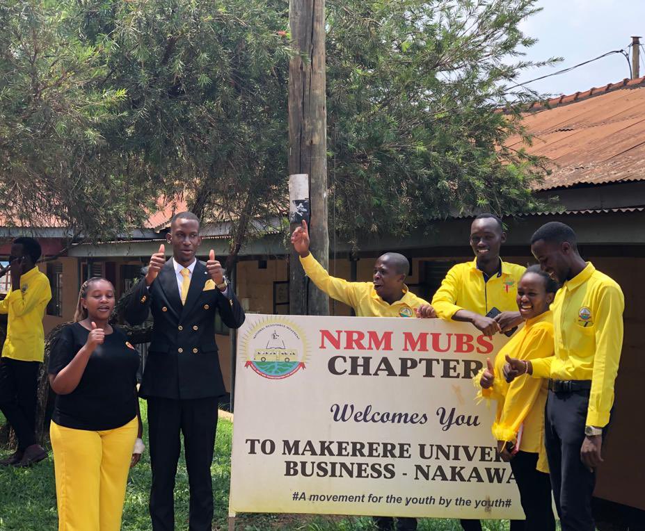 AtukundaTTracy's tweet photo. "Thrilled to witness the impactful #YellowThursday movement unfold at MUBS today! Breaking news and positive vibes, as students came together for a cause. Let’s work as one team to bring the win home , we are never tired to win .🌟💛 #Amanyaforguild #MUBS #CommunityUnity" https://t.co/Iwvl3SpX8j