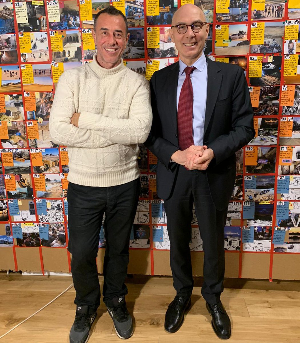 volker_turk's tweet photo. Inspiring talk w/ filmmaker Matteo Garrone on the power of storytelling in building bridges, empathy &amp; reminding us of our shared humanity.

Moved by his film "lo Capitano" on migrants' &amp; refugees' journeys. People just like you &amp; me w/ equal dreams &amp; rights to dignity &amp; freedom. https://t.co/SO8OunSzJv