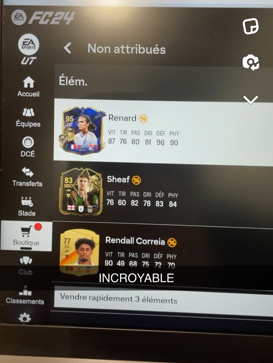 SaboGoat25's tweet photo. @FansdeFUT @easportsfcfr Dans un pack renfort art hiver mdrrrrr improbable https://t.co/aAXPs41Yct