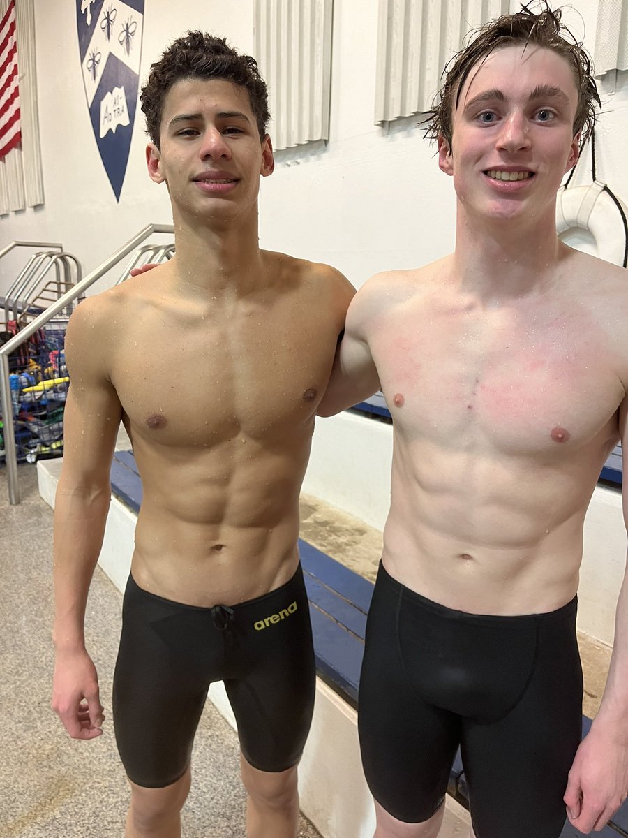 If you weren’t’ watching GTV today, you missed Gilman’s two oldest swimming records fall. Congrats to Max Kunisaki and Jackson Heether!!