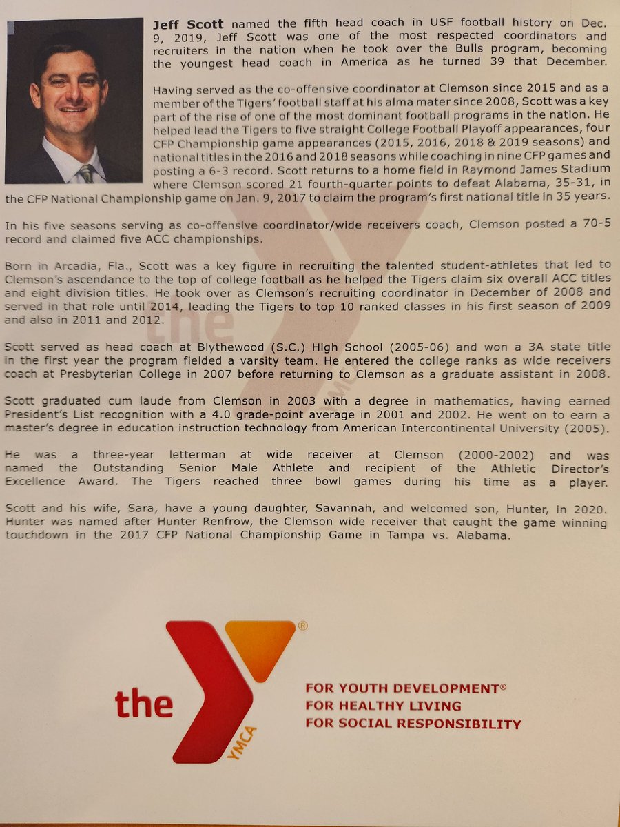 45th Annual Clinton Family YMCA Prayer Breakfast! Great lineup of speakers @Pastorcoacht @BREGBrown @coach_jeffscott Come join us!