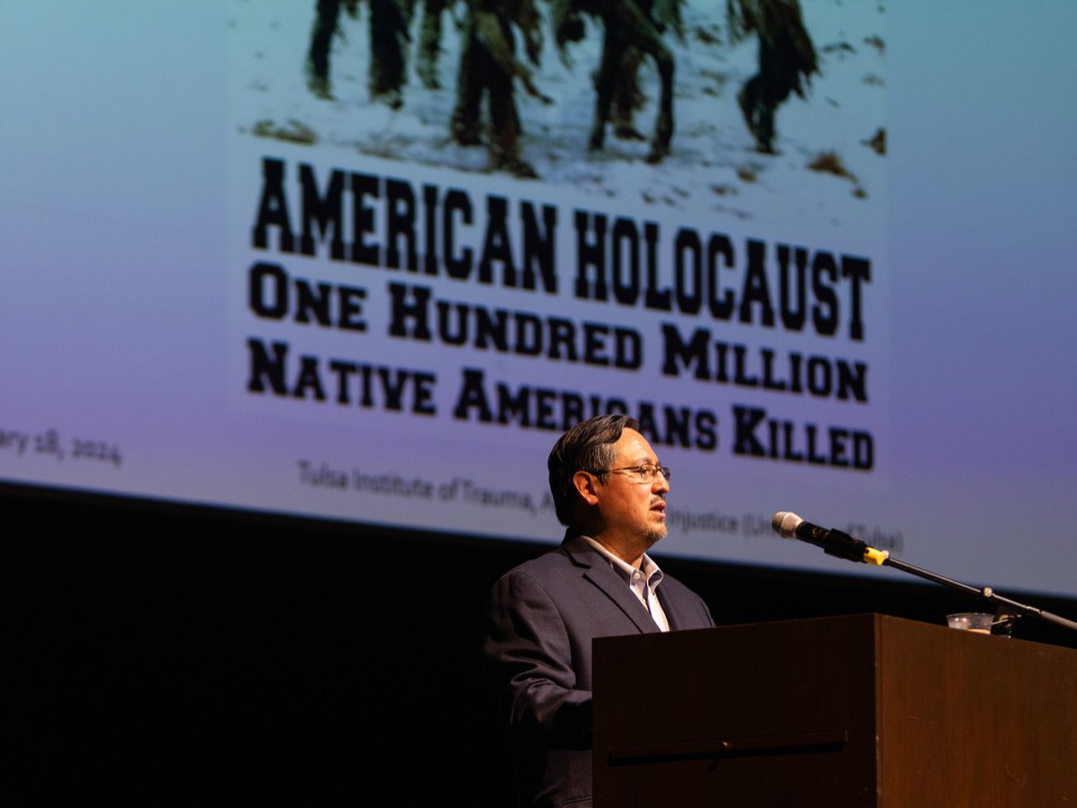 The University of Tulsa (@utulsa) on Twitter photo TU recently welcomed <a href="/Harvard/">Harvard University</a> University Native American Program Director Joseph Gone to campus. He delivered a lecture on his theories about historical trauma and his neo-traditional approach to Indigenous #mentalhealth
<a href="/Harvard_Natives/">Harvard Native</a> <a href="/NEHgov/">National Endowment for the Humanities</a> #nehgrants TU recently welcomed <a href="/Harvard/">Harvard University</a> University Native American Program Director Joseph Gone to campus. He delivered a lecture on his theories about historical trauma and his neo-traditional approach to Indigenous #mentalhealth
<a href="/Harvard_Natives/">Harvard Native</a> <a href="/NEHgov/">National Endowment for the Humanities</a> #nehgrants