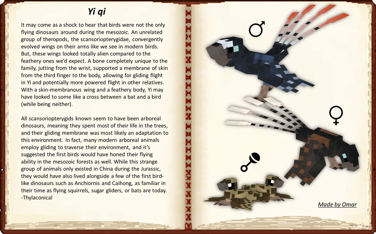 FossilsRevival's tweet image. say hi, we finally got a blue bird.

#MinecraftModding #Minecraft #Blockbench #Dinosaurs