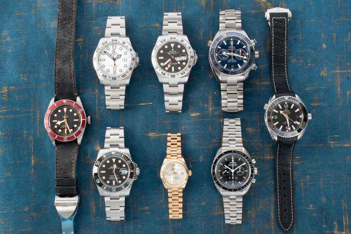 wirefunk's tweet photo. https://t.co/cgmH17aeAj
Today we have posted a pair of Rolex Explorer IIs, a Sub Date, and a stunning Ladies President 28 with diamond markers + three Omega watches, and the Tudor Black Bay 41 with red bezel. Swing by the site for photos and pricing. https://t.co/8s95sSntYB