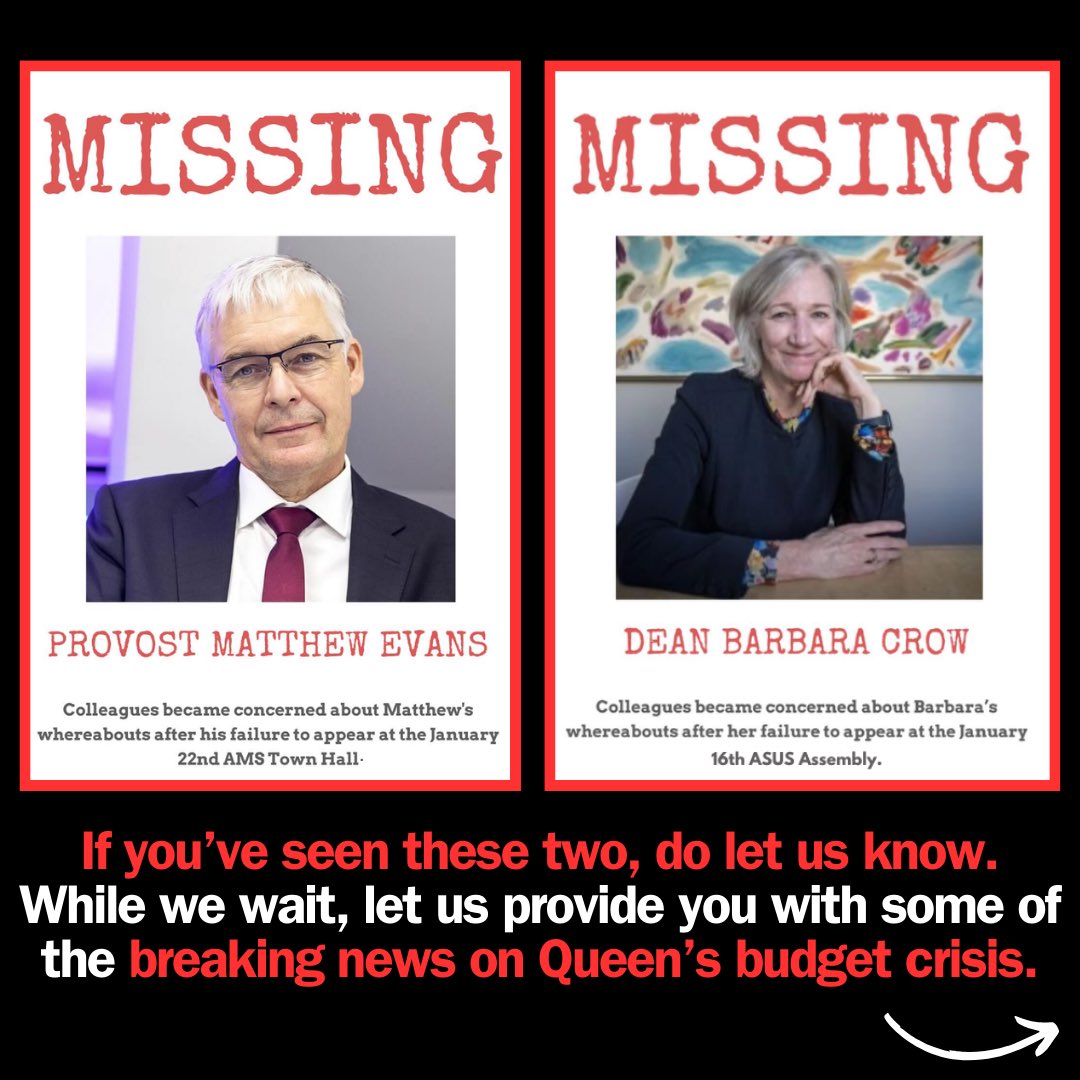 queensusvc's tweet photo. (1/2) #queensuniversity has hired the Nous Group, architects of “restructuring”  at #laurentian and #universityofalberta to consult on their budget cuts. What next, we wonder? https://t.co/sfAtWQUaxE
